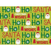 Ho Ho Santa 30" x 25' Gift Wrap Roll