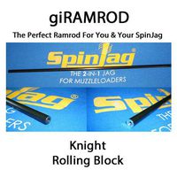 giRAMROD for Knight Rolling Block, 23 13/16" Long Rod (Once SpinJag is Attached 26" Overall Length) - SpinJag Sold Separately