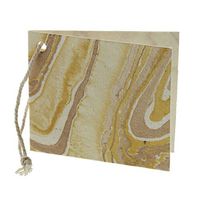 HomArt Marbleized Paper Gift Tag (Gold) (Set of 12)