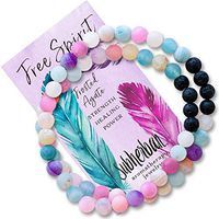 Subherban Essential Oil Bracelets - Aromatherapy Bracelet - Agate Lava Rock Anxiety Bracelet - FREE SPIRIT WRAP - Handmade Jewelry - Gifts for Women