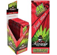 Kingpin Pure Hemp Wraps - 4 Wraps Per Pack - (Laid Back)