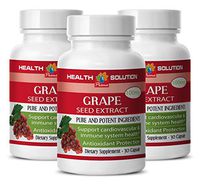 Grapeseed - Grape Seed Extract- Nerve Function Support (3 Bottles)