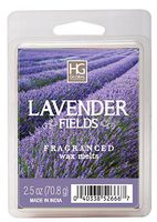 Hosley Lavender Fields Scented Wax Cubes Melts 2.5 Ounce. Hand Poured Wax Infused with Essential Oils. Perfect for Everyday Use Wedding Special Events Aromatherapy Spa Reiki Meditation O4