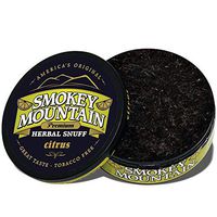 Smokey Mountain Herbal Snuff - Citrus - 1-Can - Nicotine-Free and Tobacco-Free