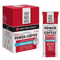 Collagen Protein Coffee Mix-in (12g) Grass-Fed Pure Protein - Keto & Paleo Friendly - NO Dairy, Whey, or Soy - Naturally Sweetened- Sugar-Free