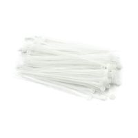 Yoohey 4 Inch 2.5 x 100mm Nylon Reusable Fastening Cable Ties White 100pcs
