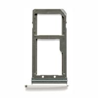 SIM Card Tray Holder Slot Replacement with Gasket for Samsung Galaxy S7 Edge G935 (Silver)