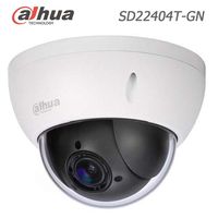 Dahua 4MP PTZ IP Camera SD22404T-GN 2.7-11mm Varifocal Lens 4X Optical Zoom PTZ PoE Dome Network Camera Face Detection IP66 - English Version
