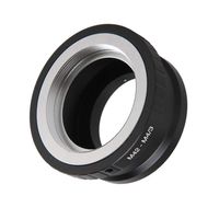 hudiemm0B M42 to M4/3 Adapter Ring, M42 to Micro 4/3 M43 Mount Camera Lens Adapter Ring for GF3 E-P1 EP3 Black + Silver