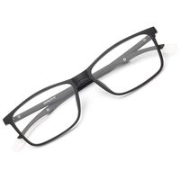 Gaoye Blue Light Blocking Glasses Women/Men,Computer Eyeglasses TR90 Lightweight Frame Anti UV Filter Lens - 0.0 Magnification (Matte Black)