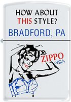 Zippo How About This Style Girl Windproof Lighter NEW Rare