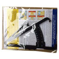 Detectorcatty Body Fat Caliper Mass Measuring Body Skinfold Measurement Health Care Tools Tape Tester Fitness Weight Loss Square Black