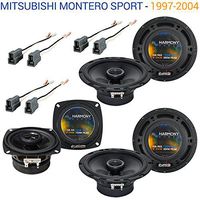 Compatible with Mitsubishi Montero Sport 97-04 OEM Speaker Upgrade Harmony (2) R65 R4 Package