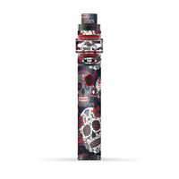 Skin Decal Vinyl Wrap for Smok Stick Baby Prince Vape Stickers Skins Cover/Sugar Skulls Red Black Dia de Los