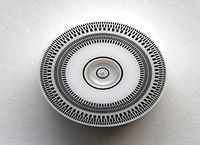 Turntable Record Player Spirit Level Guage w/ Strobe Stroboscope Speed Checker Indicator