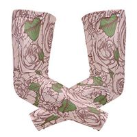 Men's UV Protection Arm Sleeve Roses Vintage Compression Arm Sleeve, Skin Protection Cooler Cycling Sleeves for Outdoor Activities to Cover Arms