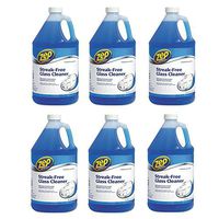 Zep Commercial 1041684 Streak-Free Glass Cleaner, Pleasant Scent, 1 gal Bottle (6 pack)