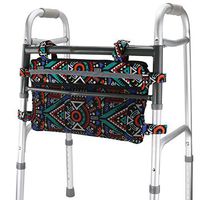 GUOER Walker Bag Suitable for Multiple Walking Aids Rollator Bag Multi-Size Multiple Colors (9.8Wx15.7L in,Color9810)