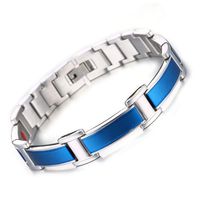 XINJIA Magnetic Therapy Bracelets Pain Relief for Arthritis and Carpal Tunnel Titanium Steel Therapeutic Energy Healing Bracelet