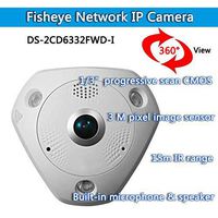 Hikvision 3 Megapixel 360 degree 1/3" CMOS 1.19mm Lens Built in Mic Network IP Security Camera DS-2CD6332FWD-I