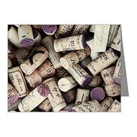 Note Card I love Wine Corks