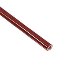 uxcell Thermo Armor Fire Hose Sleeve, 3.3Ft-6mm Silicone Fiberglass Sleeving Red