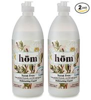 hom Dishwashing Liquid Dish Soap, Concentrated Extra Cleaning Power, Scent Free, 25 Ounce- 2-Pk