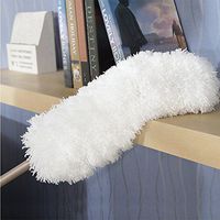 Elvoes Microfiber Feather Duster with Extension Pole and 360° Flexible Bendable Removable Washable Head Allergy-free and Lint-free