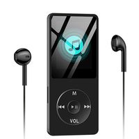 Aigital MP3/MP4 Player Built-in 8GB Memory 1.8'' HD Screen HiFi Lossless Sound MP4 Music Player with FM Radio/E-Book/Game, Support Up to 128GB - Black (Include Earphone, Buit-in Speaker)