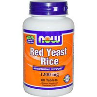 Now Foods, Red Yeast Rice, 1200 mg, 60 Tablets