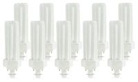 (10 Pack) PLT-26W 841, 4 Pin GX24q-3, 26 Watt Triple Tube, Compact Fluorescent Light Bulb