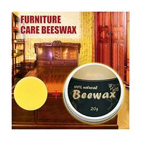 LLguz Beeswax Cleaner Repair Cream with Sponge,Bees Wax Oil Coating Paste Restorer Remover Conditioner Maintenance Agent for Wood Furniture SeasoningCare Polishing (20g)