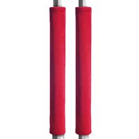 Refrigerator Door Handle Cover Kitchen Appliance Decor Handles Antiskid Protector Gloves for Fridge Oven Keep off Fingerprints,Liquid,Oil Stain,Food Spot,2 pieces (16"4", Red Plush)