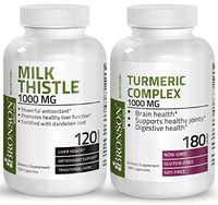 Turmeric Curcumin with BioPerine High Potency Joint Support + Milk Thistle 1000mg Silymarin Marianum & Dandelion Root