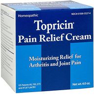 Topricin - Moisturizing cream relief for arthritis and joint pain, 4 oz ( Pack of 10)