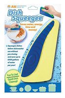 AM Conservation Group AM Silicone Dish Squeegee, Set of 2 (Colors May Vary)