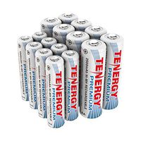 Tenergy Premium AA and AAA NiMH Rechargeable Batteries, 8 Pack of High Capacity AA and 8 Pack of High Capacity AAA Rechargeable Battery