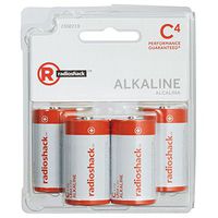RadioShack C Alkaline Batteries (4-Pack)