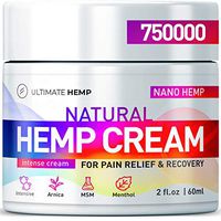 Hemp Ultimate Pain Relief Cream - Relieves Muscle, Joint Pain, Lower Back Pain, Knees, and Fingers - Inflammation - Hemp Extract Remedy - Hemp Oil with MSM - Arnica 2oz