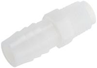 Parker Hannifin 325HB-8-4N Par-Barb Nylon Male Connector Fitting, 1/2" Hose Barb x 1/4" Male NPT, White