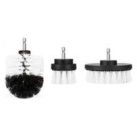 GerTong Drill Brush Attachment Kits, 3 Pieces Cleaner Scrubbing Brushes for All Purpose Bathroom Surface, Grout, Tub, Shower, Kitchen