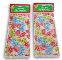 Christmas Winter Mittens Loot Treat Bags - 40 Pack