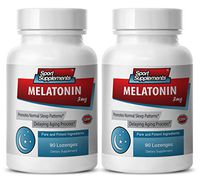 Melatonin 3mg Tablets - Melatonin 3mg - Protects Against Heart Condition (2 Bottles - 180 Lozenges)