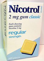 Nicotrol Gum 2 mg Classic Flavor 12 Boxes 105 Pieces