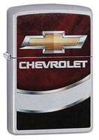 Zippo Chevrolet Satin Chrome Lighter