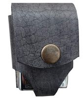 for Zippo Genuine Leather Heavy Duty Pouches Lighter Holder Case Handmade Pouch Accessories by Ebsem (Belt Lighter, Vintage Gray)