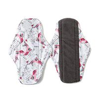 YLMRXL 3PCS Reusable Sanitary Towels Pads, Panty Liners with Wet Bag,Heavy Flow Night Washable Cloth Menstrual Sanitary Towels (1825CM),I