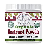 Beet Root Nitric Oxide Supplement | Naturally Increase Blood Circulation | 100% USDA Certified Organic Raw Beet Root Powder | Helps Lower Blood Pressure | Boost Stamina, Digestion and Energy (16 Oz)