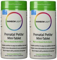 Rainbow Light Prenatal Petite Multivitamin 360 (2 Set of 180 Mini-Tablets each)