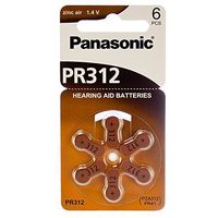 Panasonic Hearing Aid Batteries Size 312 (30 Batteries)